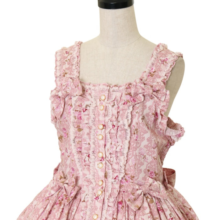 USED】Antique rose 〜小鳥たちのさえずり～ ティアードジャンパースカート | metamorphose | ロリータ  ゴスロリブランド服・古着の通販はワンダーウェルト