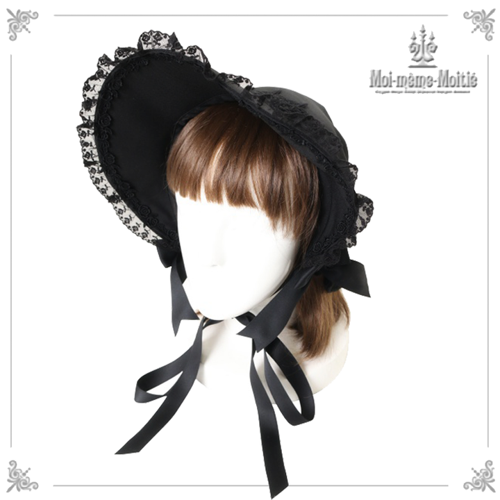 Lily Lace Lady Bonnet | Moi-même-Moitié | Wunderwelt Fleur - Online  Boutique for Gothic & Lolita Fashion