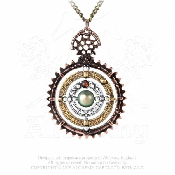 P724 Pewter Pendant: Ordium Coelestium Mechanicum | Alchemy