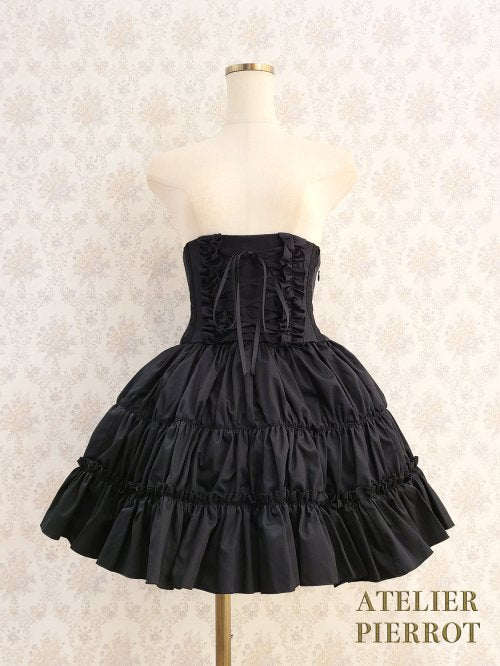 Mini Tiered Corset Skirt | ATELIER-PIERROT | Wunderwelt Fleur - Online  Boutique for Gothic & Lolita Fashion