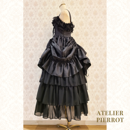 Long Bustle Lace Up JSK | ATELIER-PIERROT | Wunderwelt Fleur - Online  Boutique for Gothic & Lolita Fashion