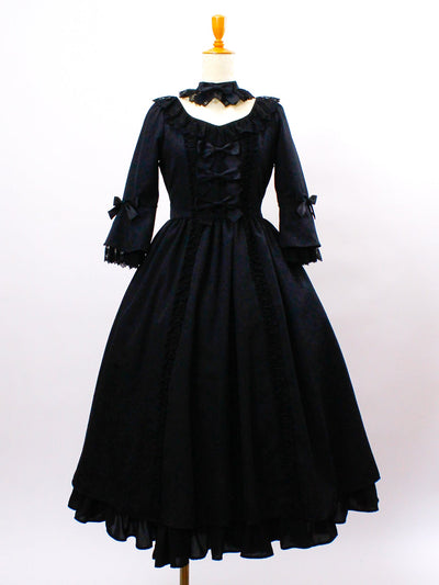 シャーリングシフォンロングアンダードレス | Victorian maiden