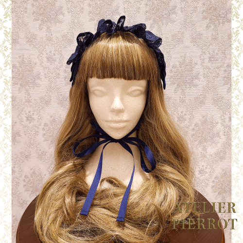 Lace Ribbon Headdress (Original Lace) | ATELIER-PIERROT