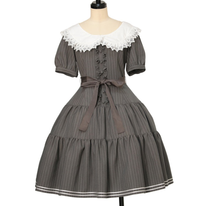 USED】【DearMargaret/Mサイズ】courtly stripe セーラーワンピース | Baroque | ロリータ  ゴスロリブランド服・古着の通販はワンダーウェルト