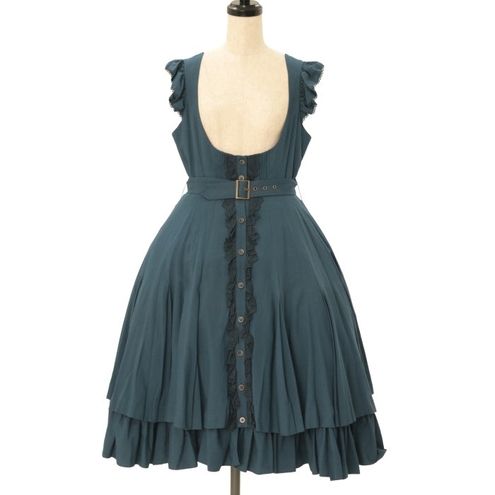 USED】キュリアスジャンパースカート（ピーコックブルー） | Mary Magdalene Wunderwelt Online Shop -  Gothic & Lolita Second-hand Clothing