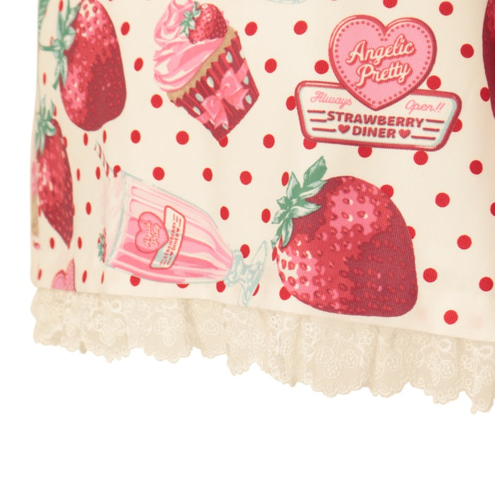 USED】Fresh Strawberry Diner ワンピース | Angelic Pretty