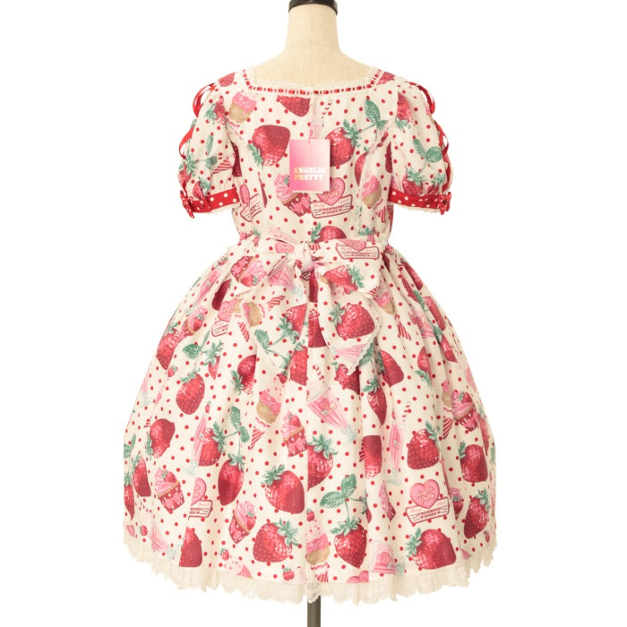 USED】Fresh Strawberry Diner ワンピース | Angelic Pretty