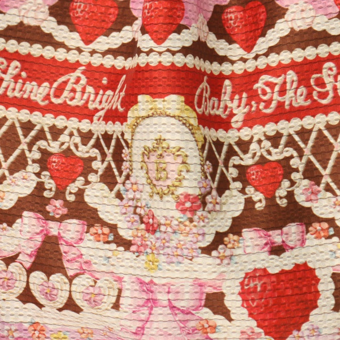 USED】Strawberry Sweetheart Cake柄Ribbonジャンパースカート | BABY