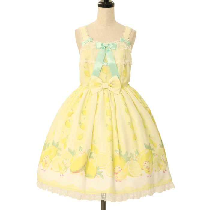 USED】Fruity Lemonジャンパースカート | Angelic Pretty | ロリータ ...