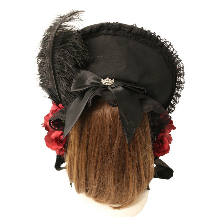 USED】ローズリボンボンネット | Triple*fortune Wunderwelt Online Shop - Gothic & Lolita  Second-hand Clothing