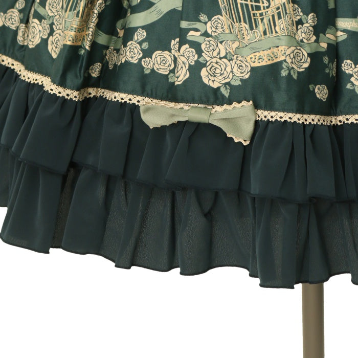 メタモルフォーゼ Rose cage コルセット風ジャンパースカートヘッドドレス