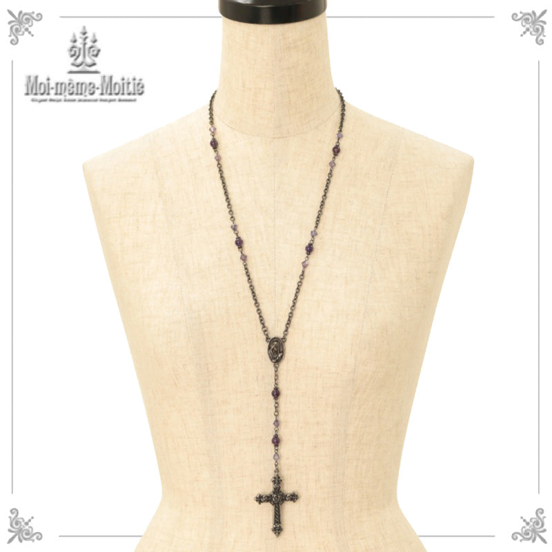 Rose Cross Rosary Necklace | Moi-même-Moitié | Wunderwelt Fleur - Online  Boutique for Gothic & Lolita Fashion