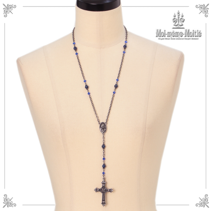 Rose Cross Rosary Necklace | Moi-même-Moitié | Wunderwelt Fleur - Online  Boutique for Gothic & Lolita Fashion